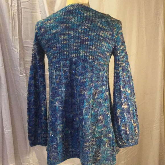 Soft multi blue Cardigan - Picture 5 of 8